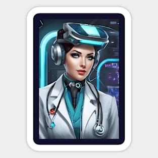 Futuristic doctor Sticker